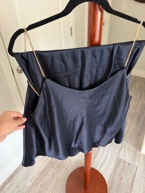 House of Harlow 1960 Black Bag with Gold Chain
